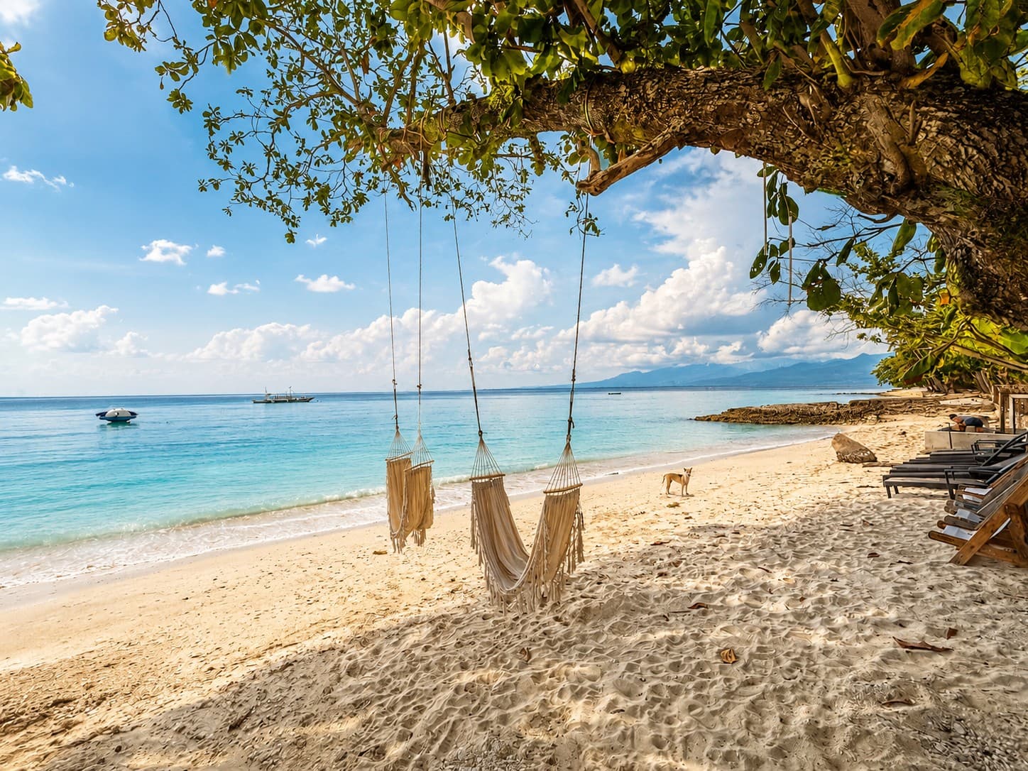 The beach at G Boutique in Santander, Cebu